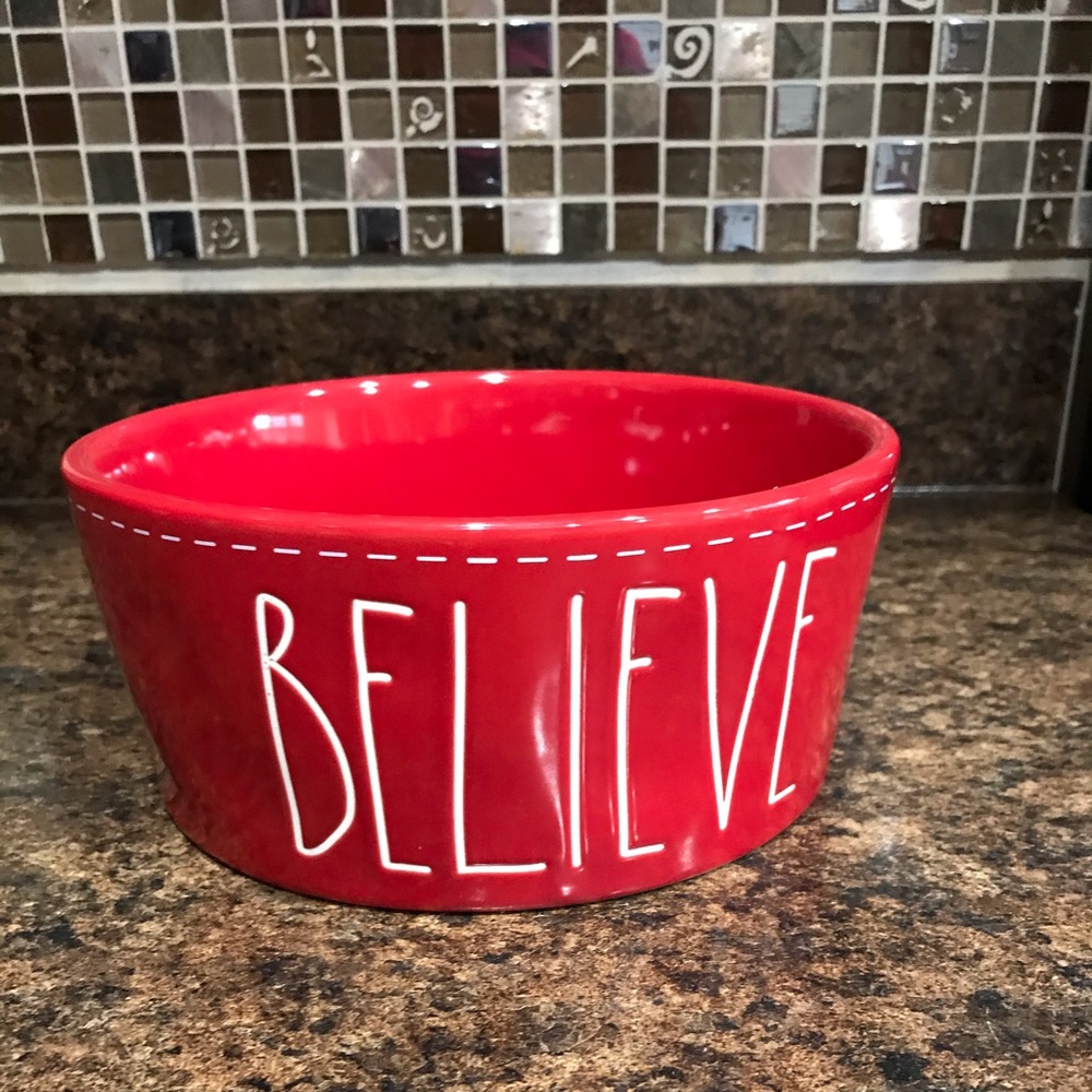 Rae Dunn Believe Bowl